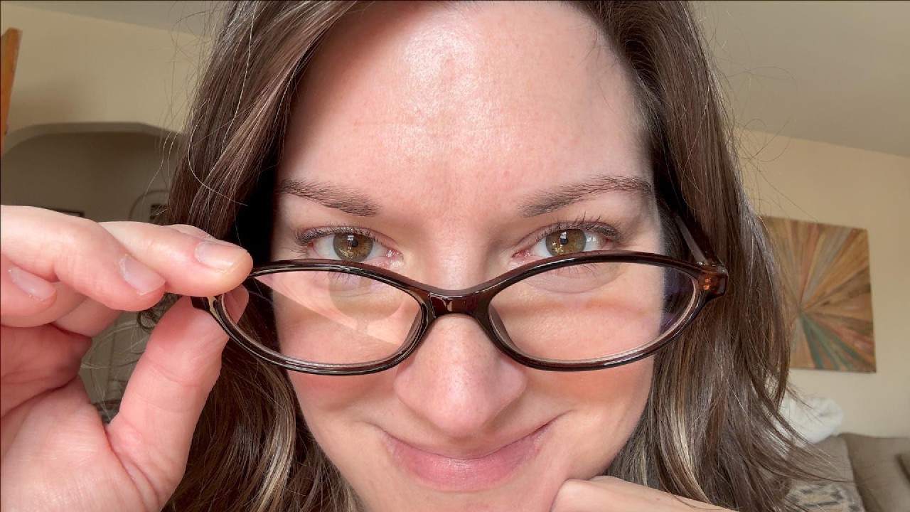 Adorable and Functional Oval Blue Light Glasses for Working On The Computer!