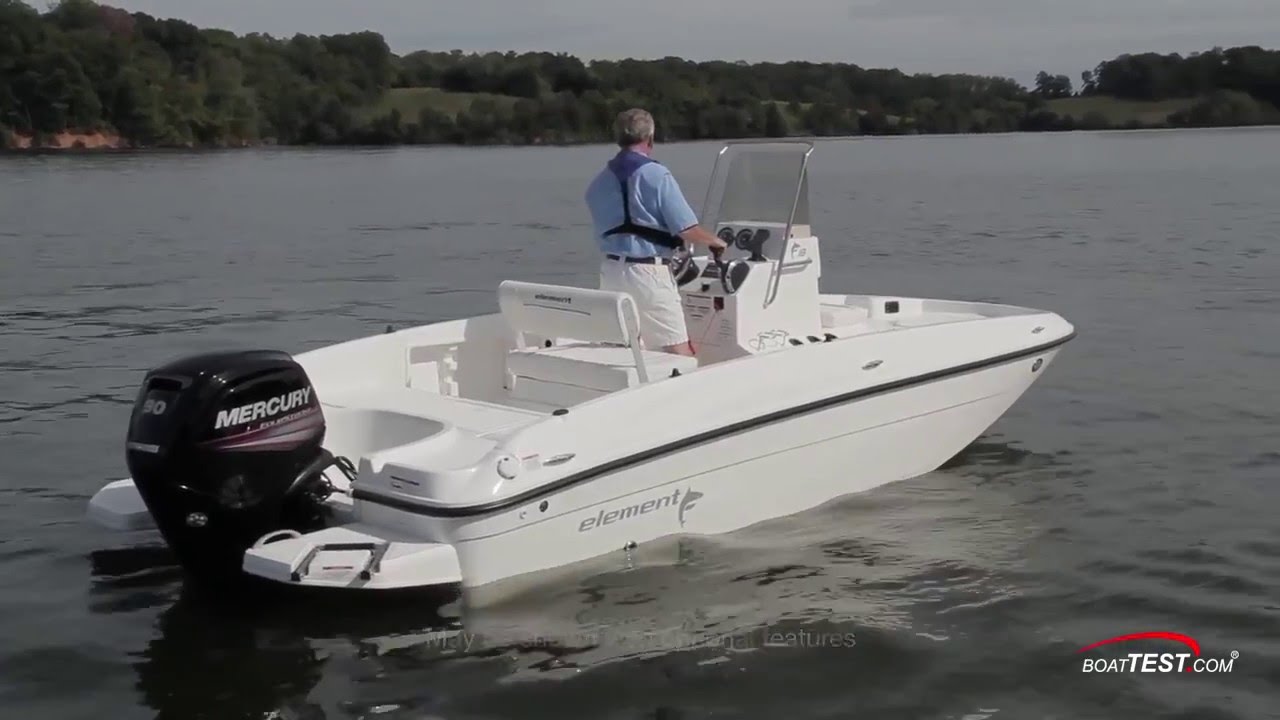 Отчет о тестировании катера Bayliner Element F18 18' с центральной консолью, 2016 год выпуска.