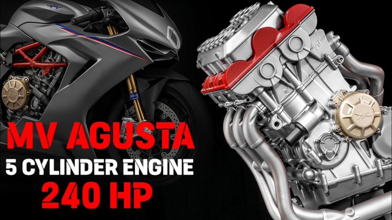 Przełomowa koncepcja silnika 5-cylindrowego firmy MV Agusta &bdquo;Kwadratowa piątka&rdquo; przyszłości