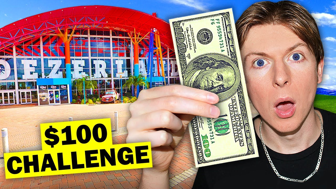 $100 Challenge at the BIGGEST Arcade in Florida!