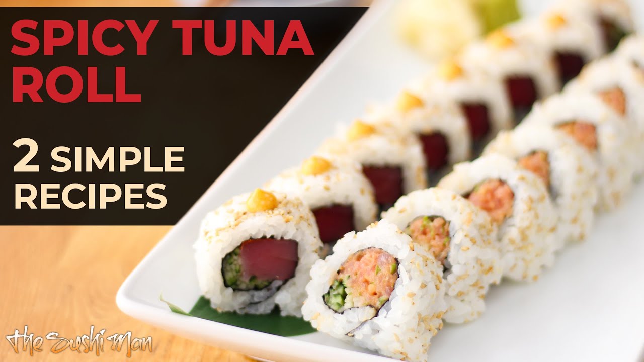 Как приготовить острый ролл с тунцом дома с The Sushi Man