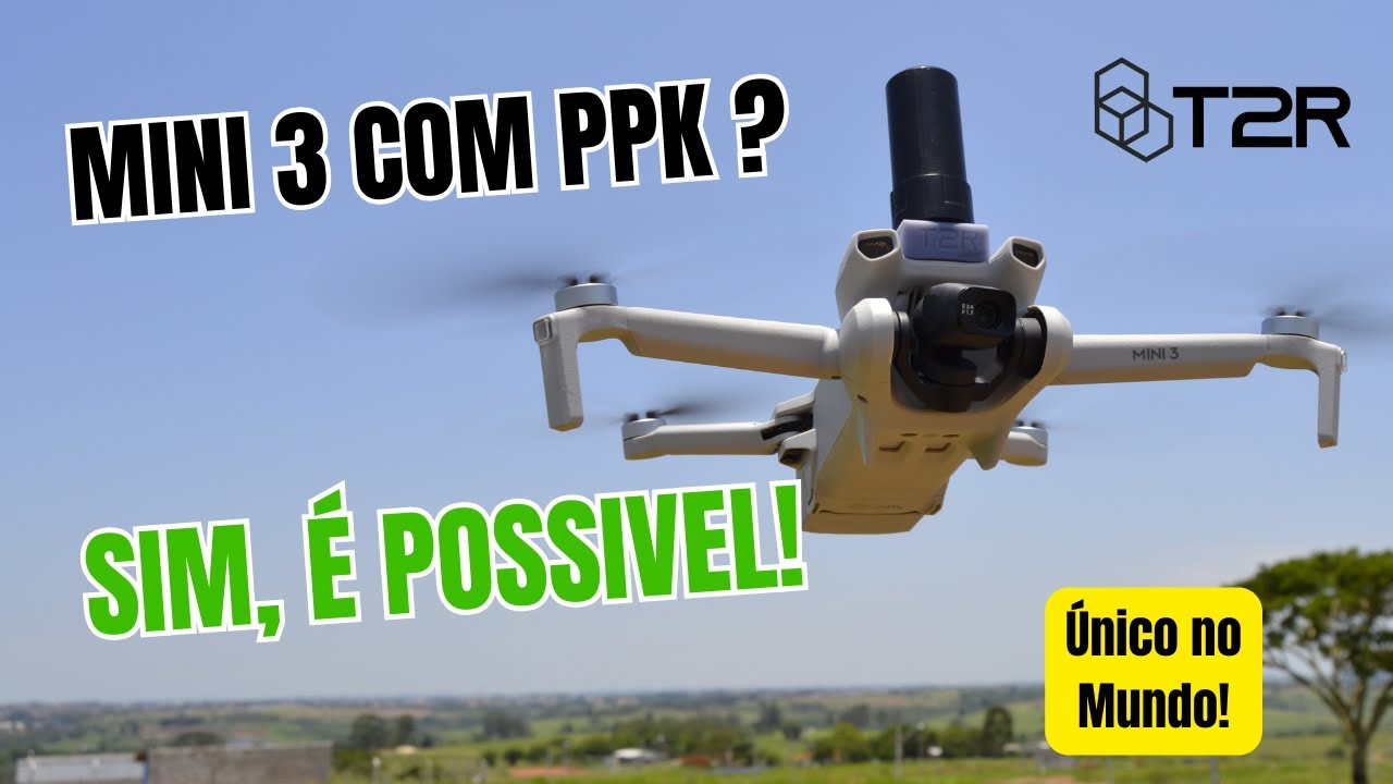 🚀 Como Fazer Mapeamento de Alta Precisão com DJI Mini 3 + Kit PPK | Economize no seu Projeto!