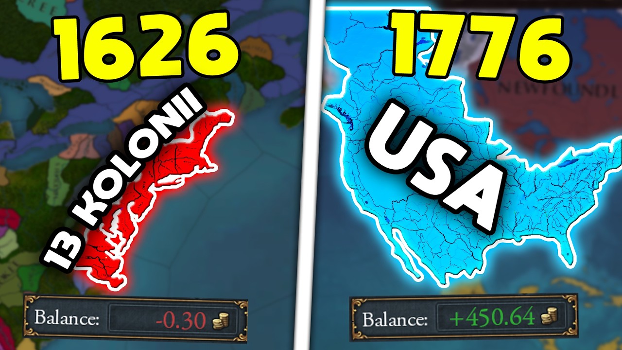 Zagrałem 150 lat Jako Kolonia Angielska i Nie Było ŁATWO! EU4