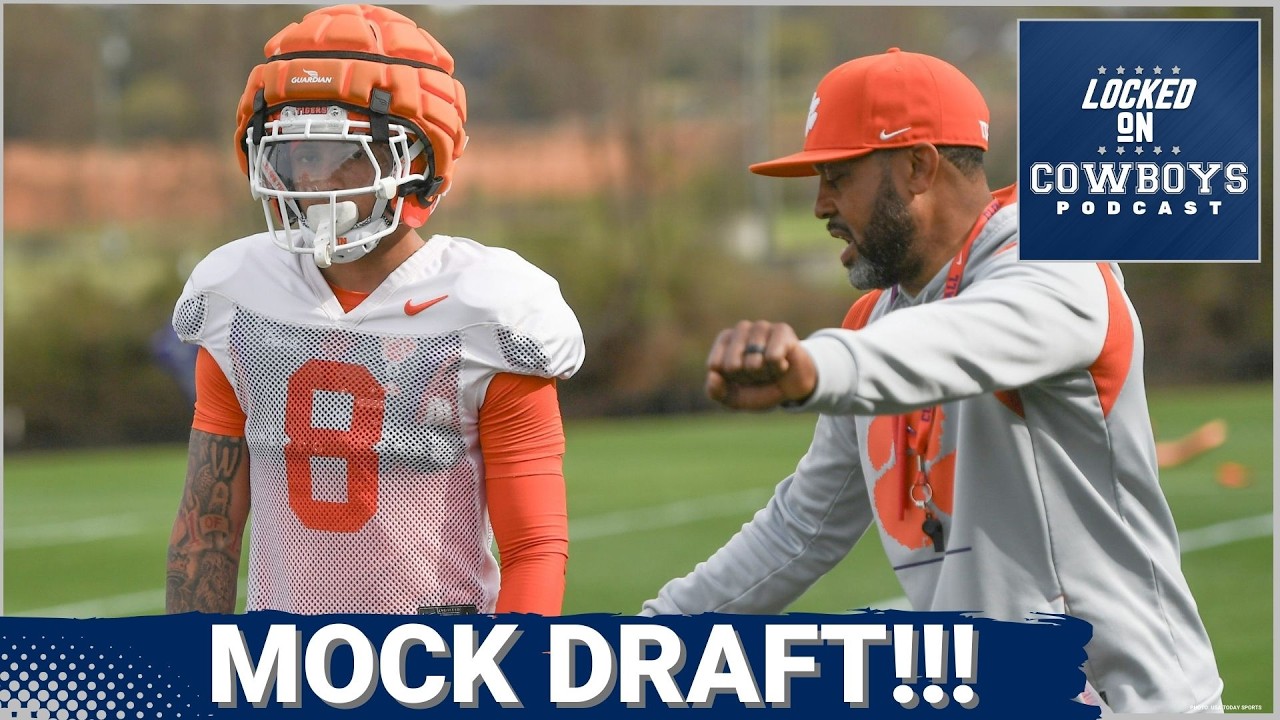 MOCK DRAFT: Could Dallas Cowboys Make BIG Trade Down From No. 12 | 2026 Mock Draft Simulation!