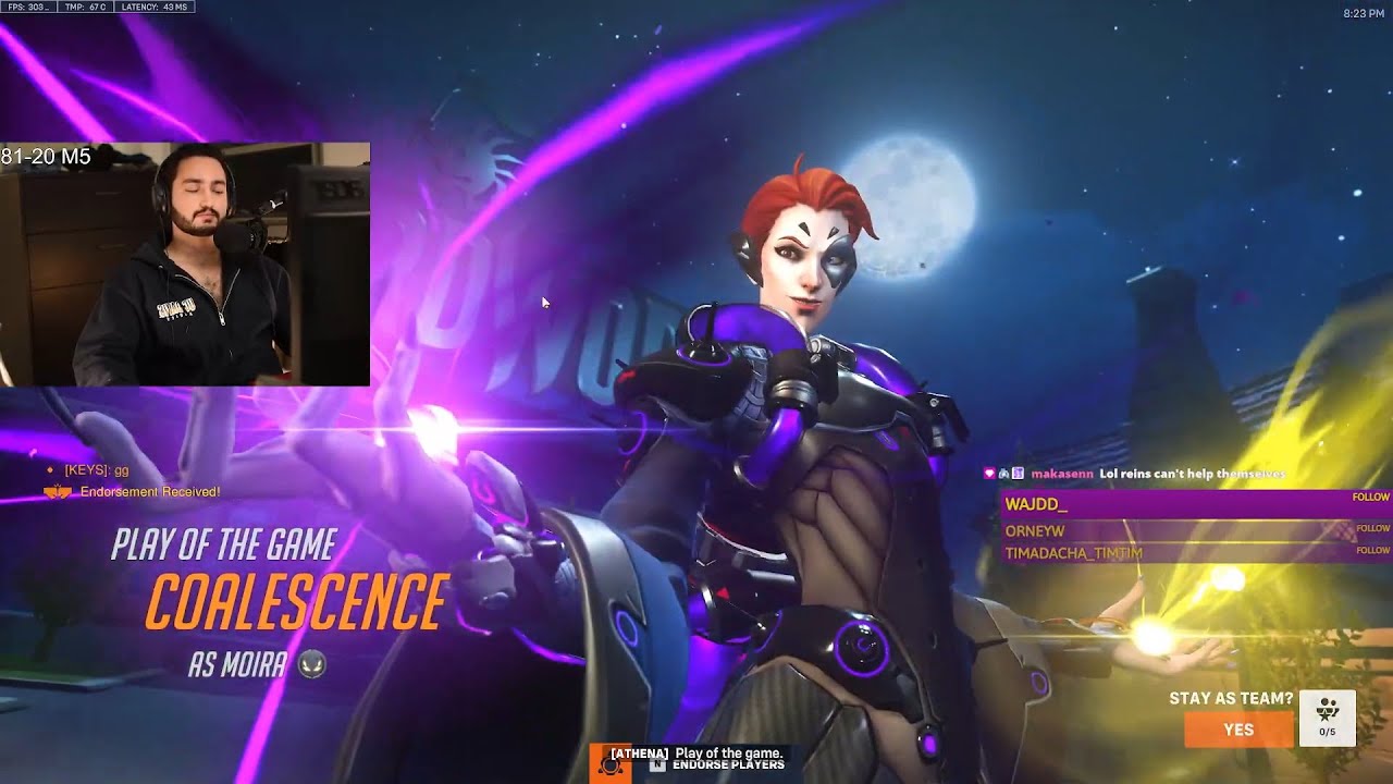 POTG! This is How The best Moira looks in OW 2 - TESLA MOIRA OVERWATCH 2 GAMEPLAY SEASON 14