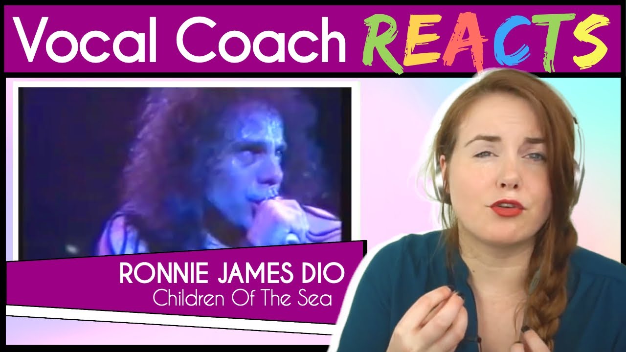 Vocal Coach reacts to Ronnie James Dio - Children of the Sea - Live `83