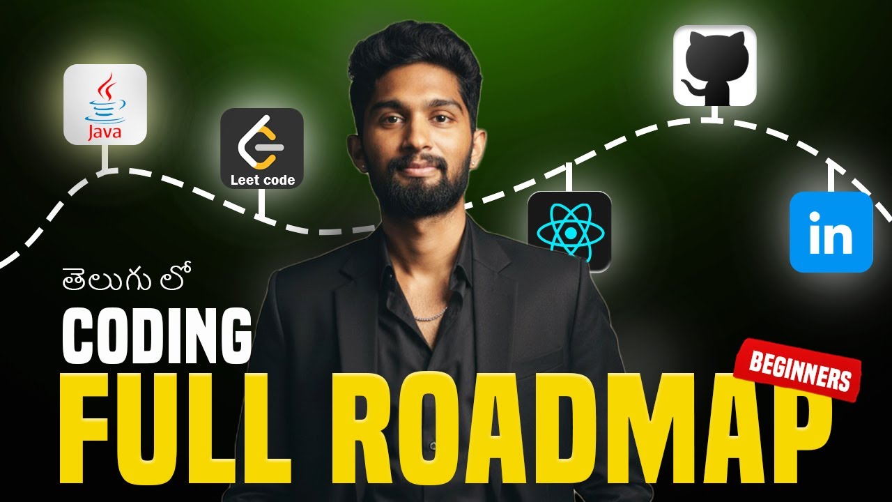 Coding Roadmap for BEGINNERS | Zero to Developer | TELUGU