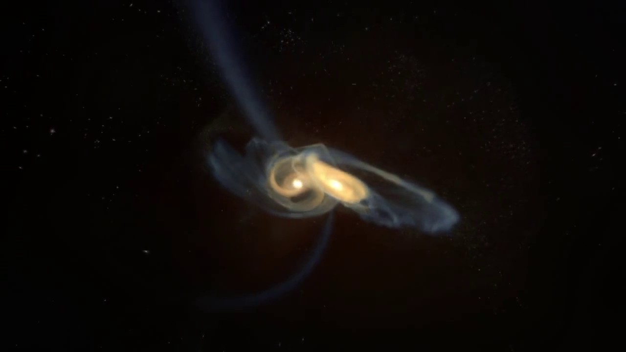 MilkOmeda!  Andromeda & Milky Way Super Galaxy Collision Visualization