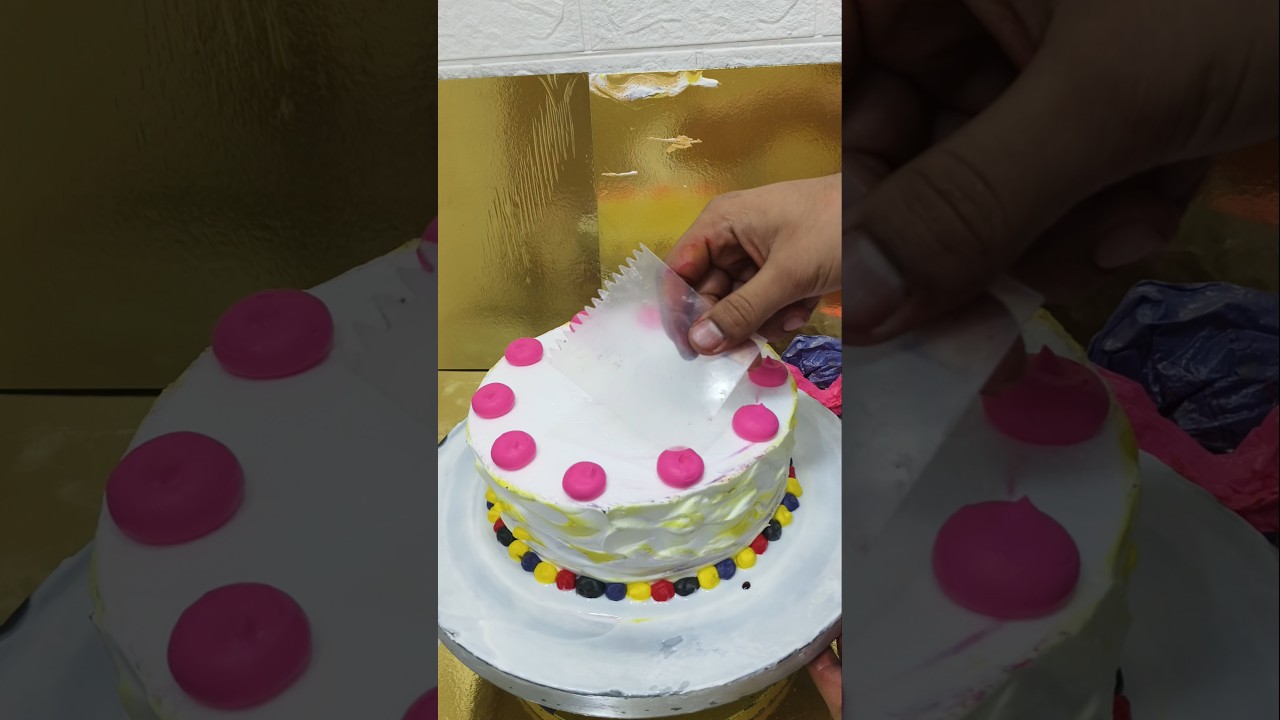 unique latest Multi Colour Cake Design 