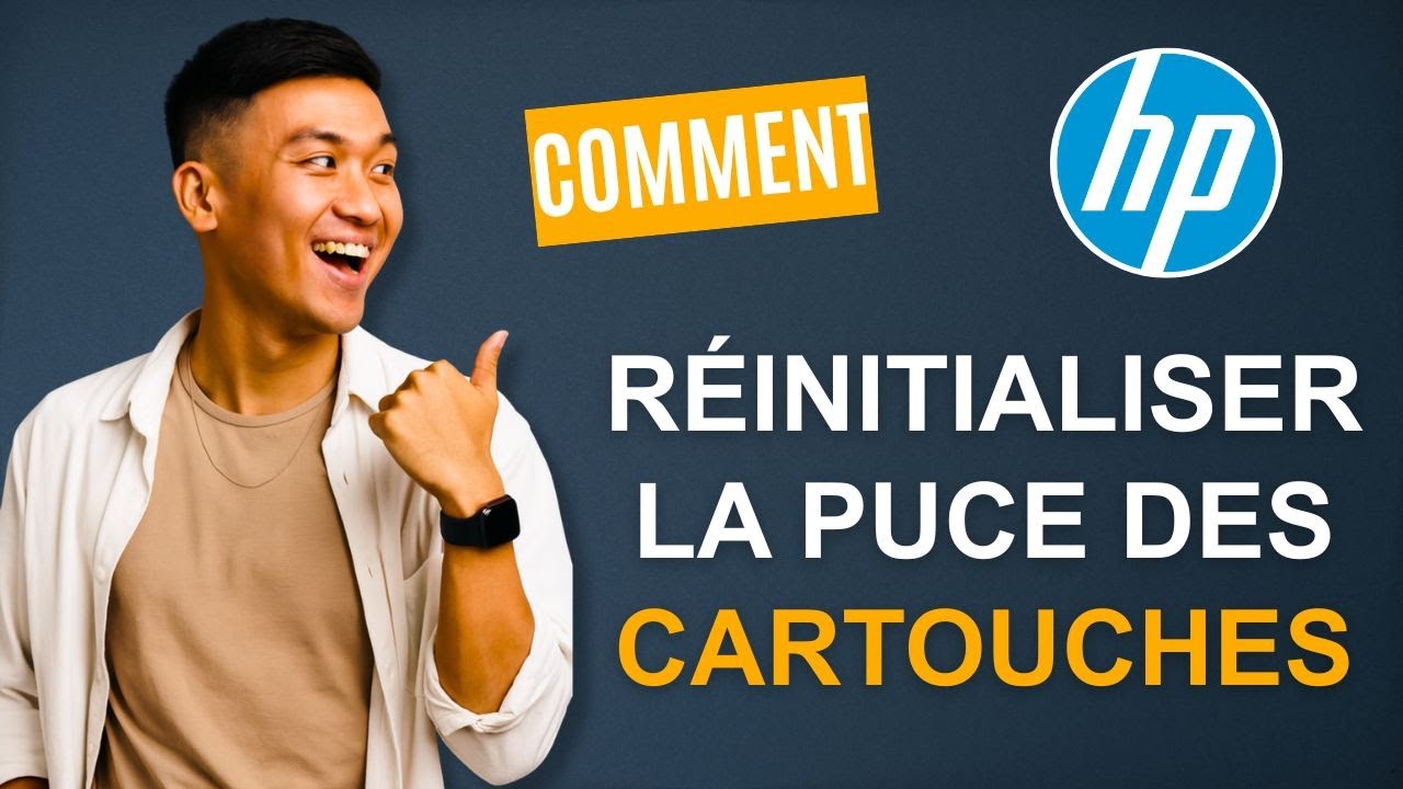 Comment réinitialiser la puce des cartouches d'encre HP