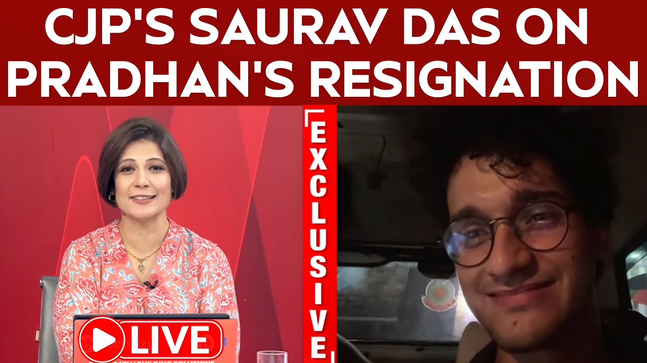 Saurav Das Interview | CJP News LIVE  | Dharmendra Pradhan Resignation News |  Dharmendra Pradhan