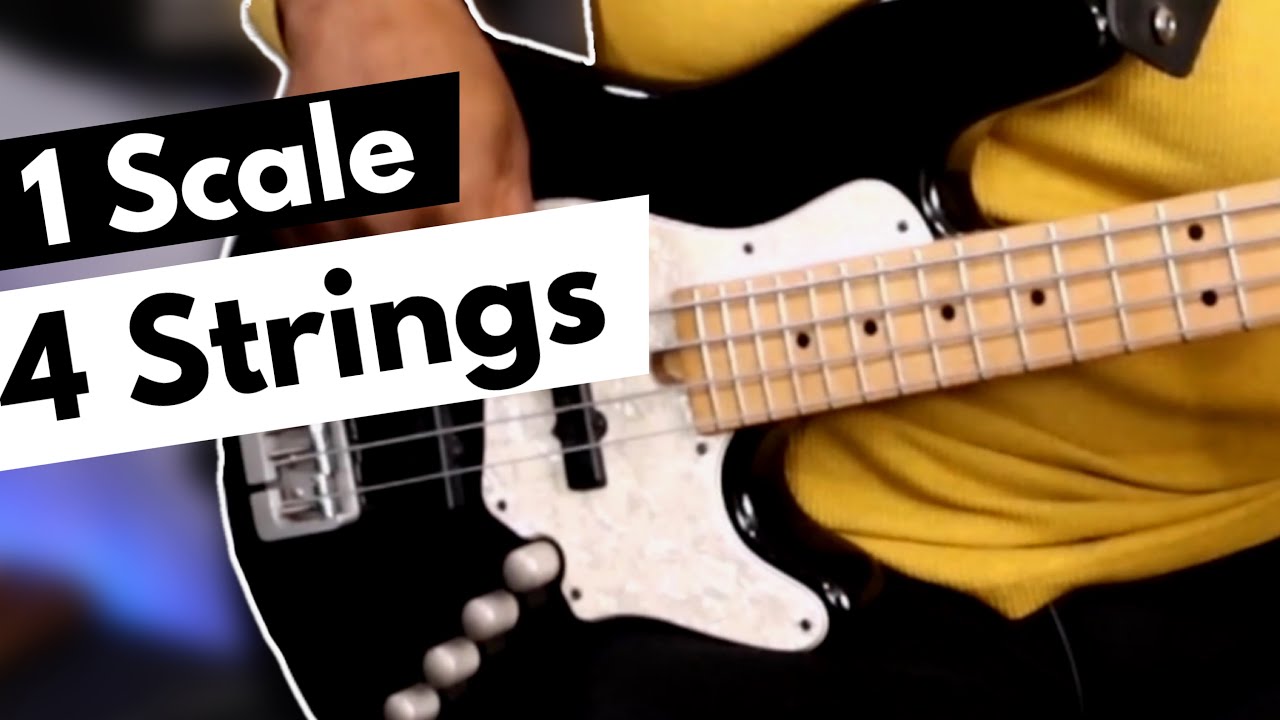 Fretboard Mastery & Navigation | Play 1 Scale with 4 Strings (for beginners)
