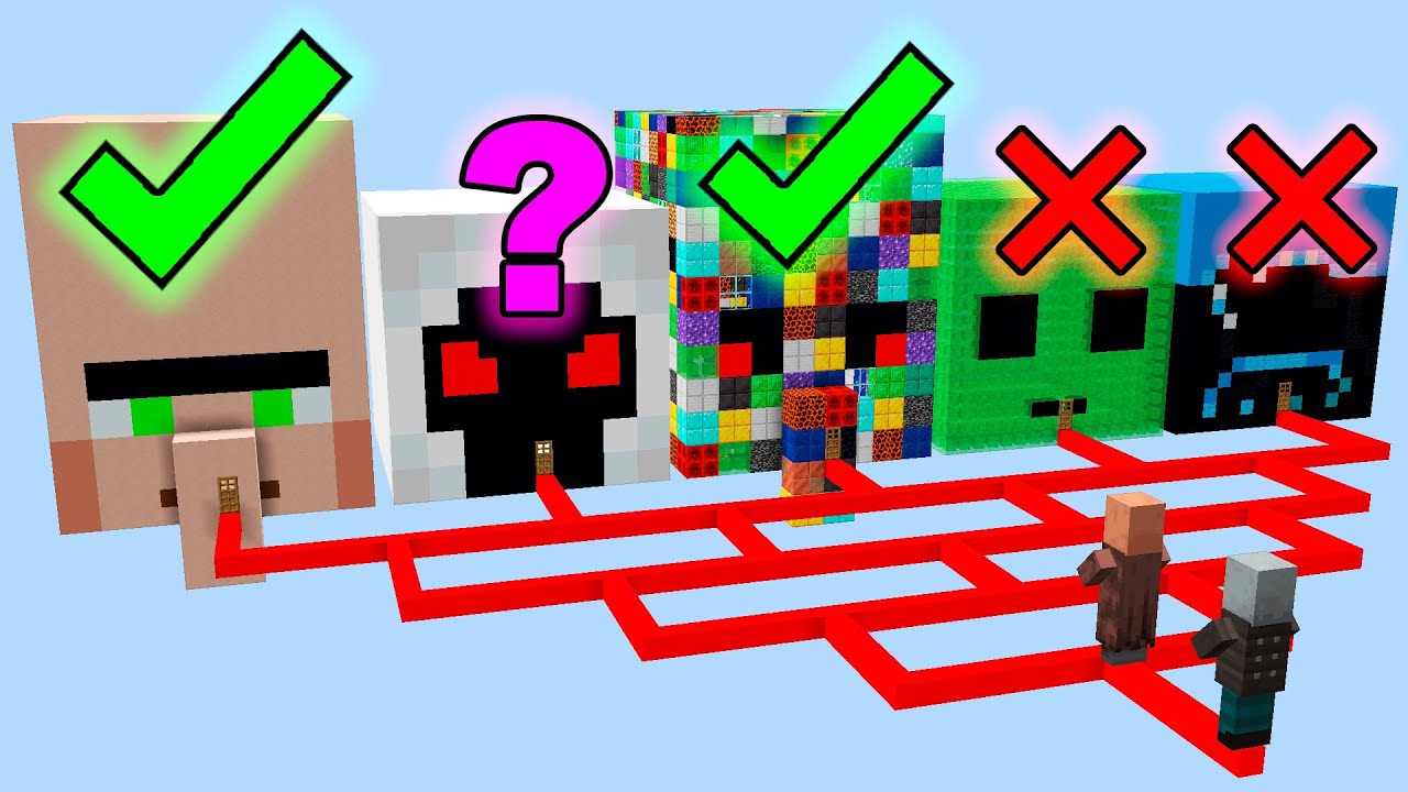 which boss house will villager choose?