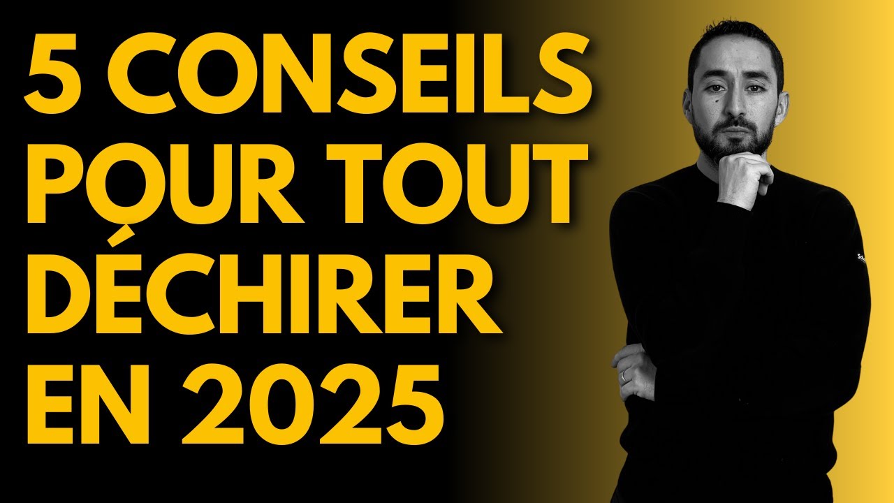 5 Conseils brutalement honnêtes pour tout déchirer en 2025