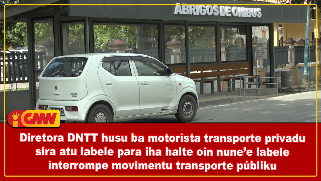 Директор DNTT просит водителей частного транспорта не останавливаться перед автобусной остановкой.