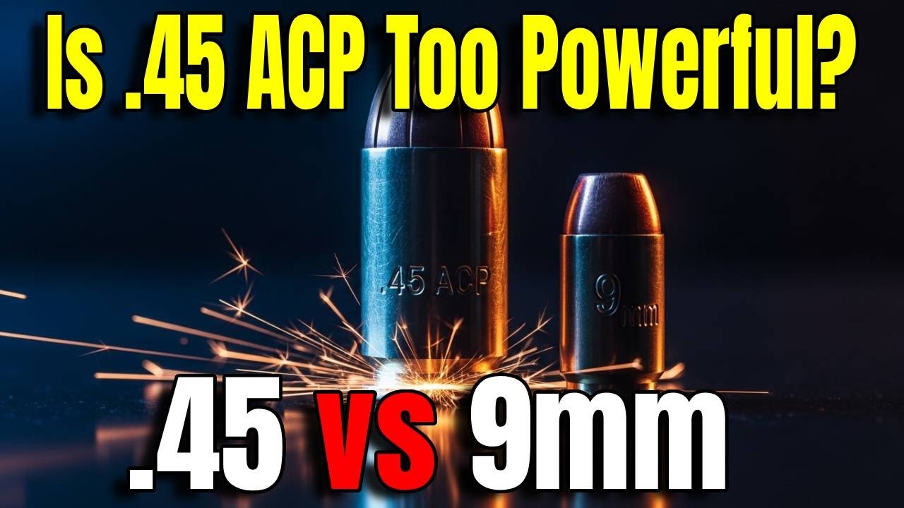 Насколько мощный патрон .45 ACP? Баллистические характеристики для любителей 9-мм патронов.