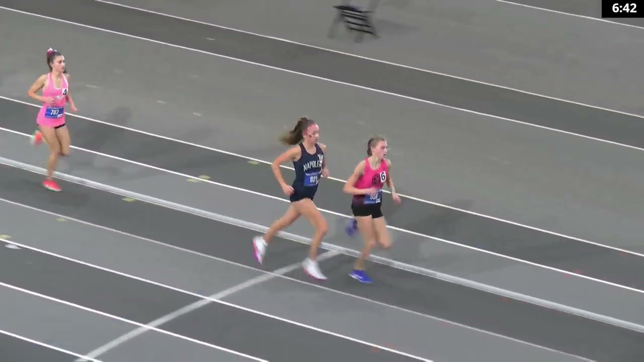 Girls 2 Miles Invitational Section 1 - Eastern Indoors Invite 2026 [Full Race Replay]