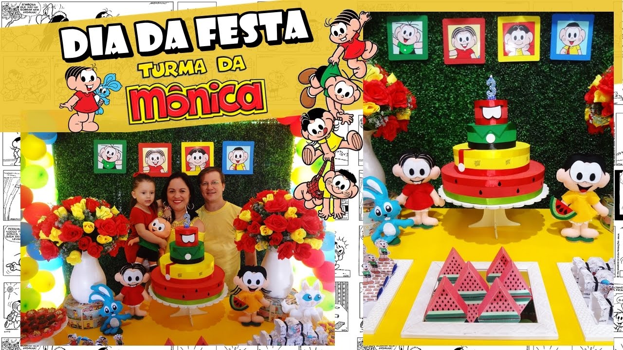 FESTA TURMA DA MÔNICA - ANIVERSÁRIO DA CAROL #VEDA28