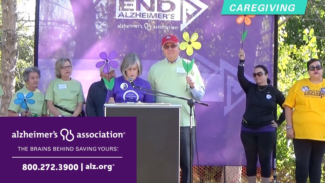 Promise Flower Ceremony at the 2016 San Jose Walk to End Alzheimer's