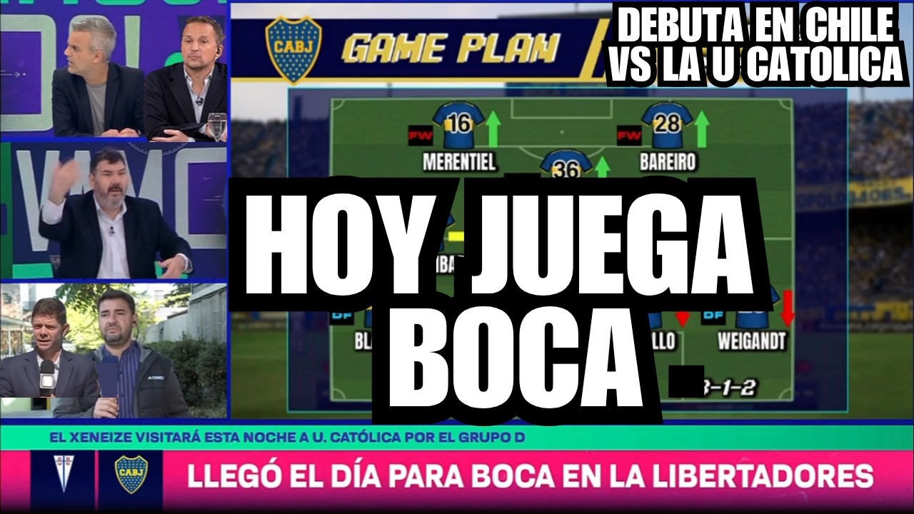 HOY JUEGA BOCA en Chile Arranca el SUE&Ntilde;O de la 7ma COPA LIBERTADORES