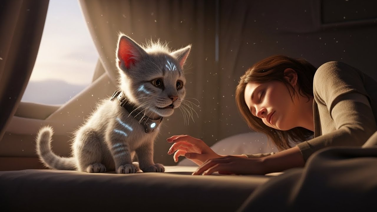 “The  cat Cub Whispered ‘Let Me Stay’… Then the Human Collapsed”