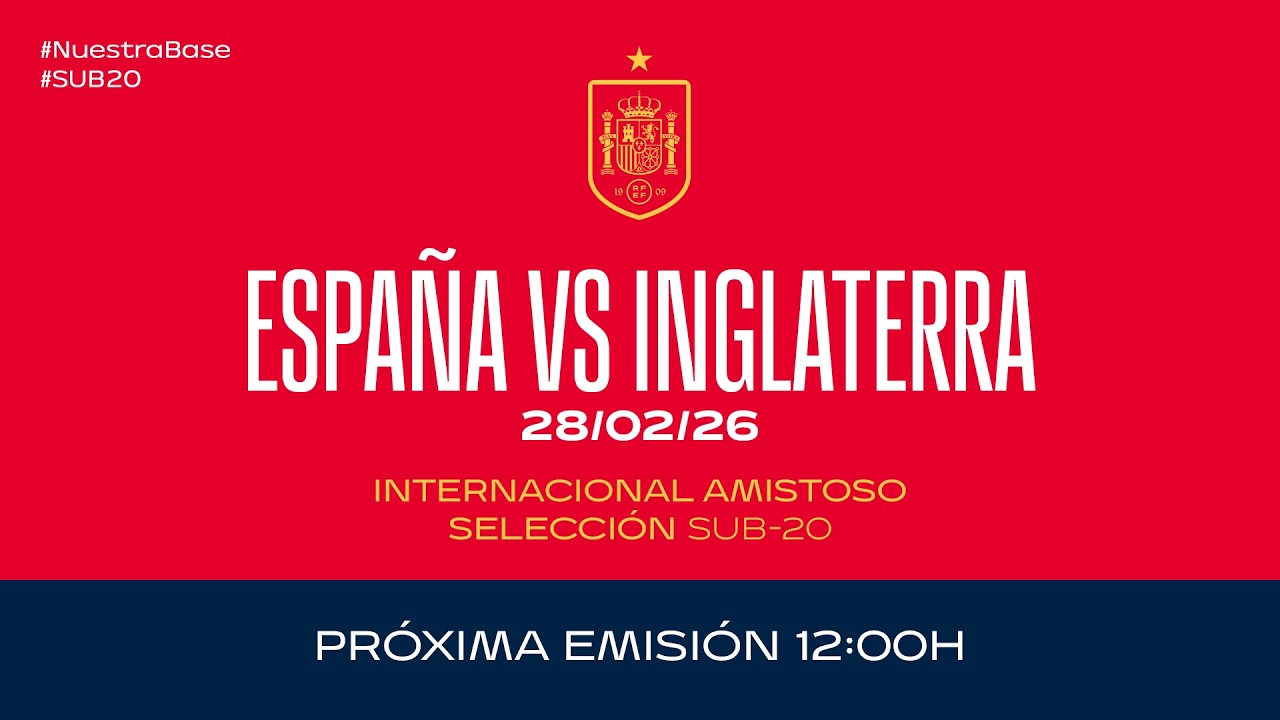 España vs Inglaterra I Sub20 femenina I Internacional Amistoso | 🔴 SEFUTBOL