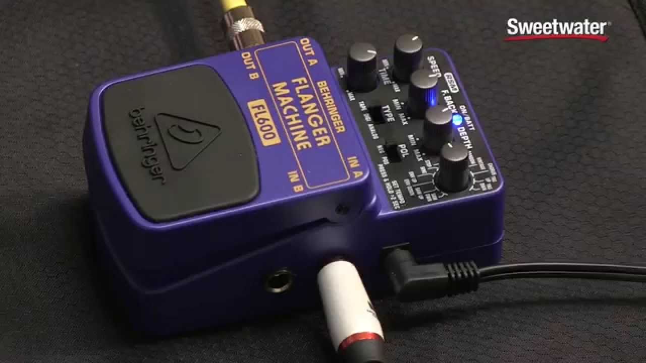 Sweetwater's Behringer Flanger Machine FL600 Pedal Review