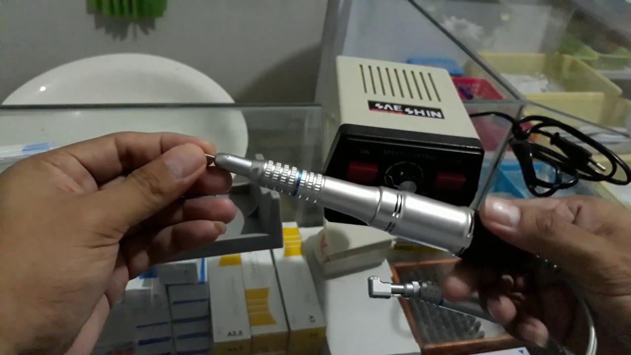 Cara Pasang Micromotor Strong 204 Saeshin / Oke Dental