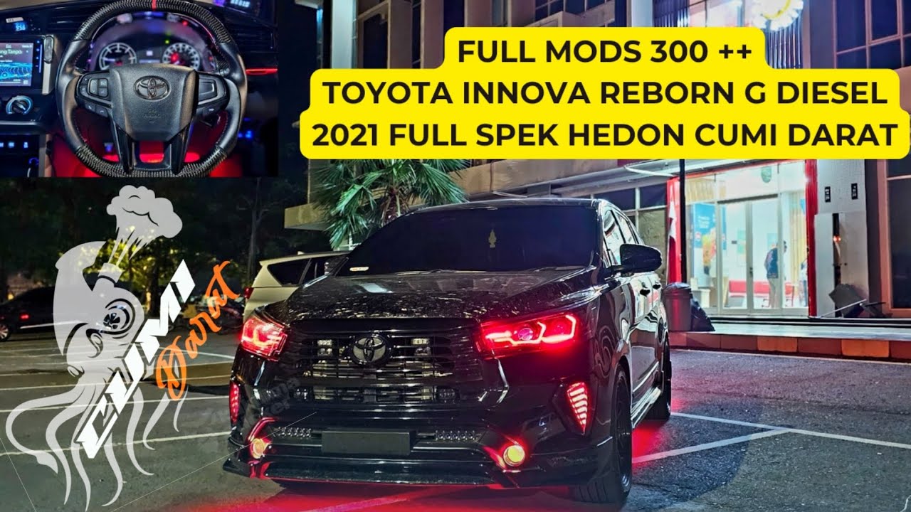 FULL MODS 300 JT PLUS | SPEK CUMI DARAT INNOVA REBORN 2021 #INNOVA#REBORN#jualbeliinnova