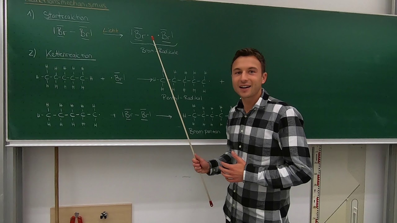 Radikalische Substitution - Reaktion von Alkanen mit Brom