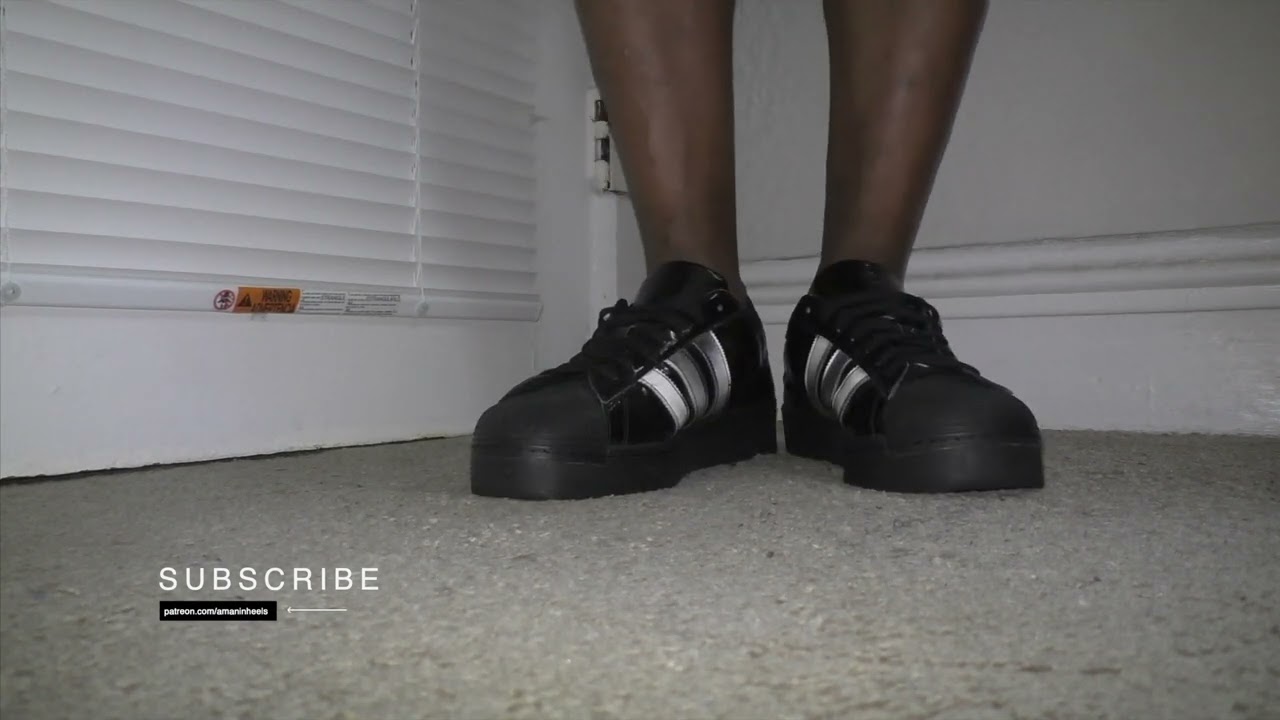amaninheels | Shoe Showcase | Adidas Superstar Bold (Black Patent)