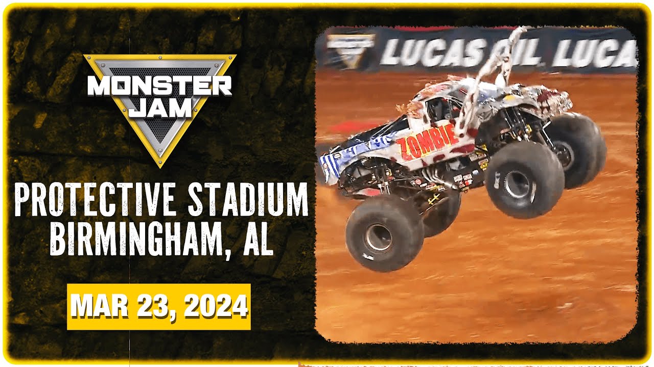 Monster Jam Birmingham, AL (Full Event) | March 23, 2024 | Stadium Series West