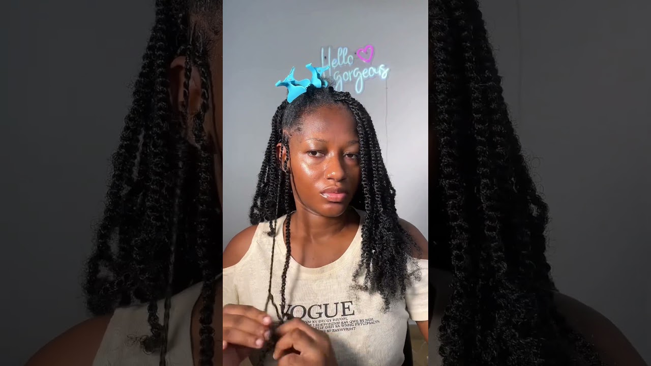 Mini twists with Outre xpression twisted up #minitwists #naturalhair #naturalhairstyles