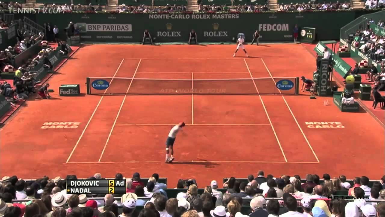 Montecarlo Rolex Masters 2013 Final Djokovic vs. Nadal HD Best points from Djokovic