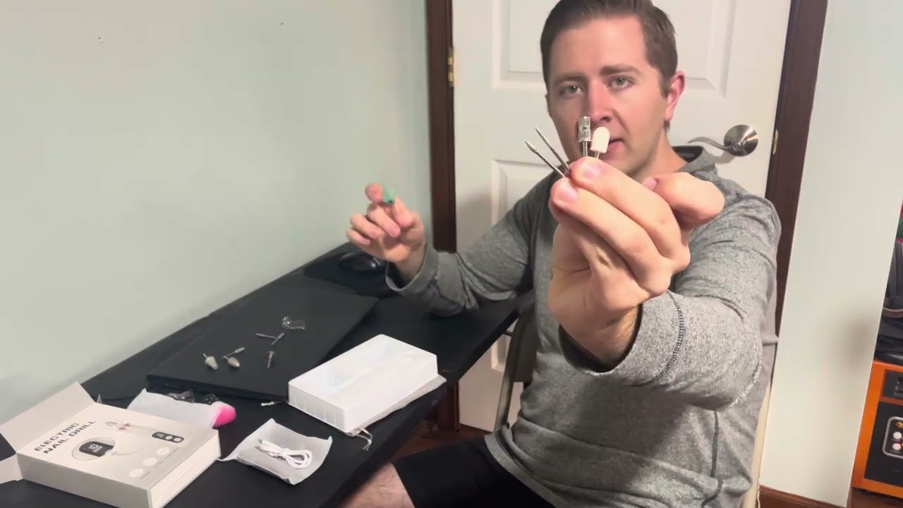 Electric Nail Drill Kit Cordless - So many attachments!!!! Either hand!!!