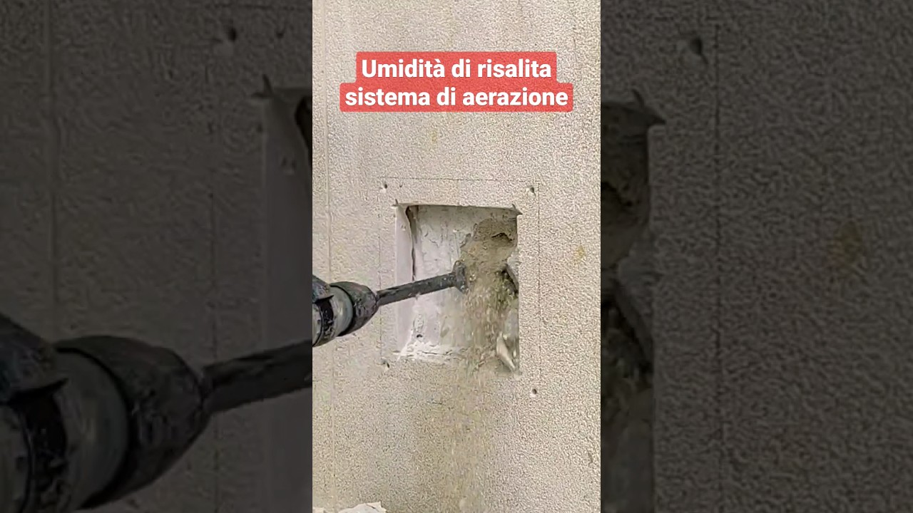 Umidit&agrave; di risalita sistema di aerazione Parte 3 #edilizia #faidate