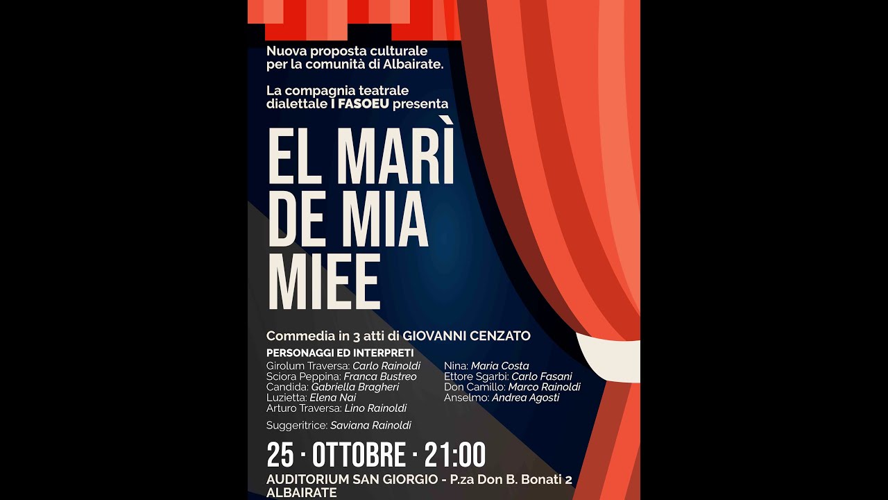 Teatro Dialettale Albairate 25 10 2025