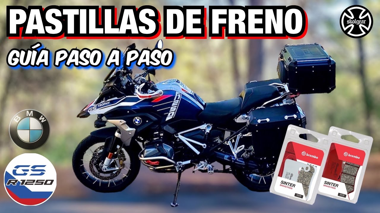 BMW R 1250 GS | Cambiar PASTILLAS de FRENO | Delanteras y Traseras | R1250 Adventure Trophy