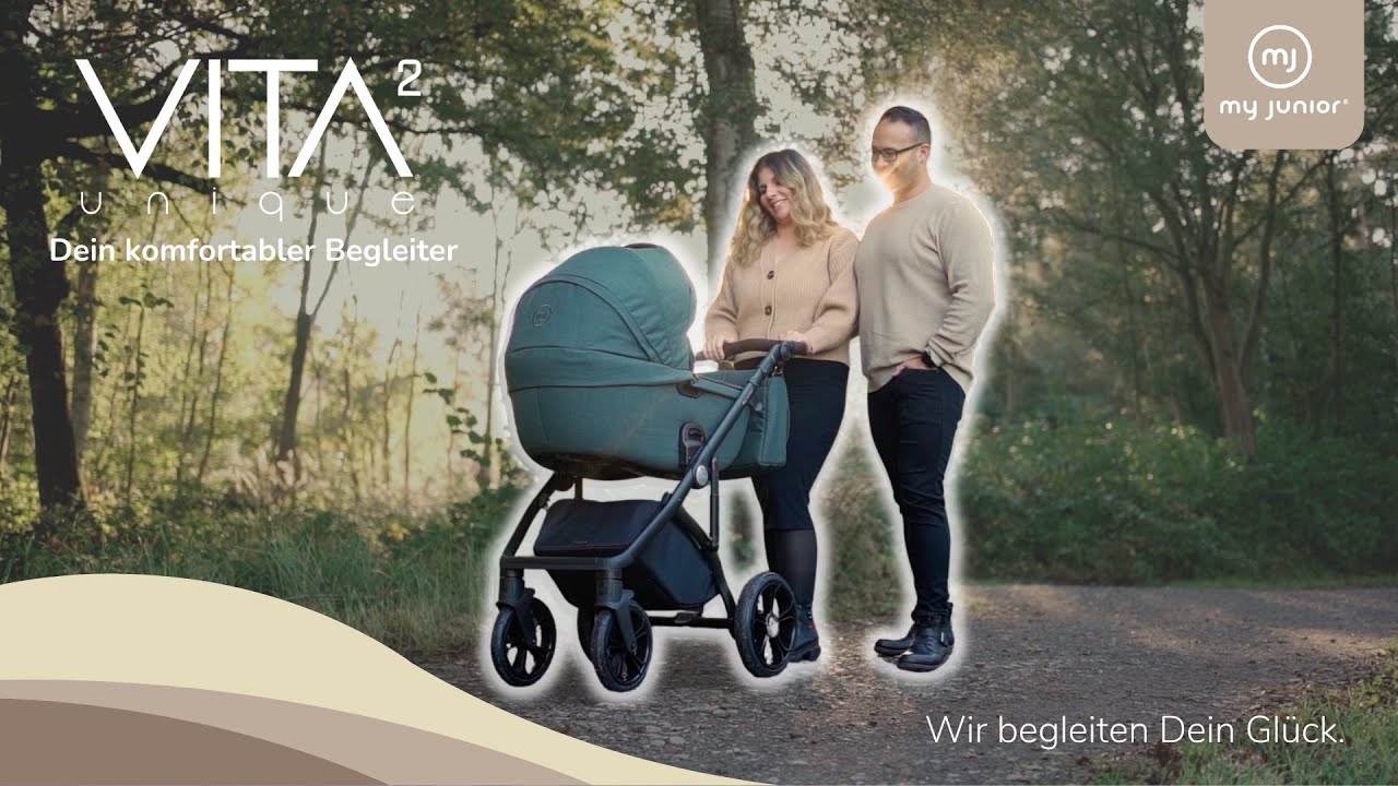 VITA UNIQUE 2 - Dein komfortabler Begleiter | Dein Kombi Kinderwagen von My Junior 💚