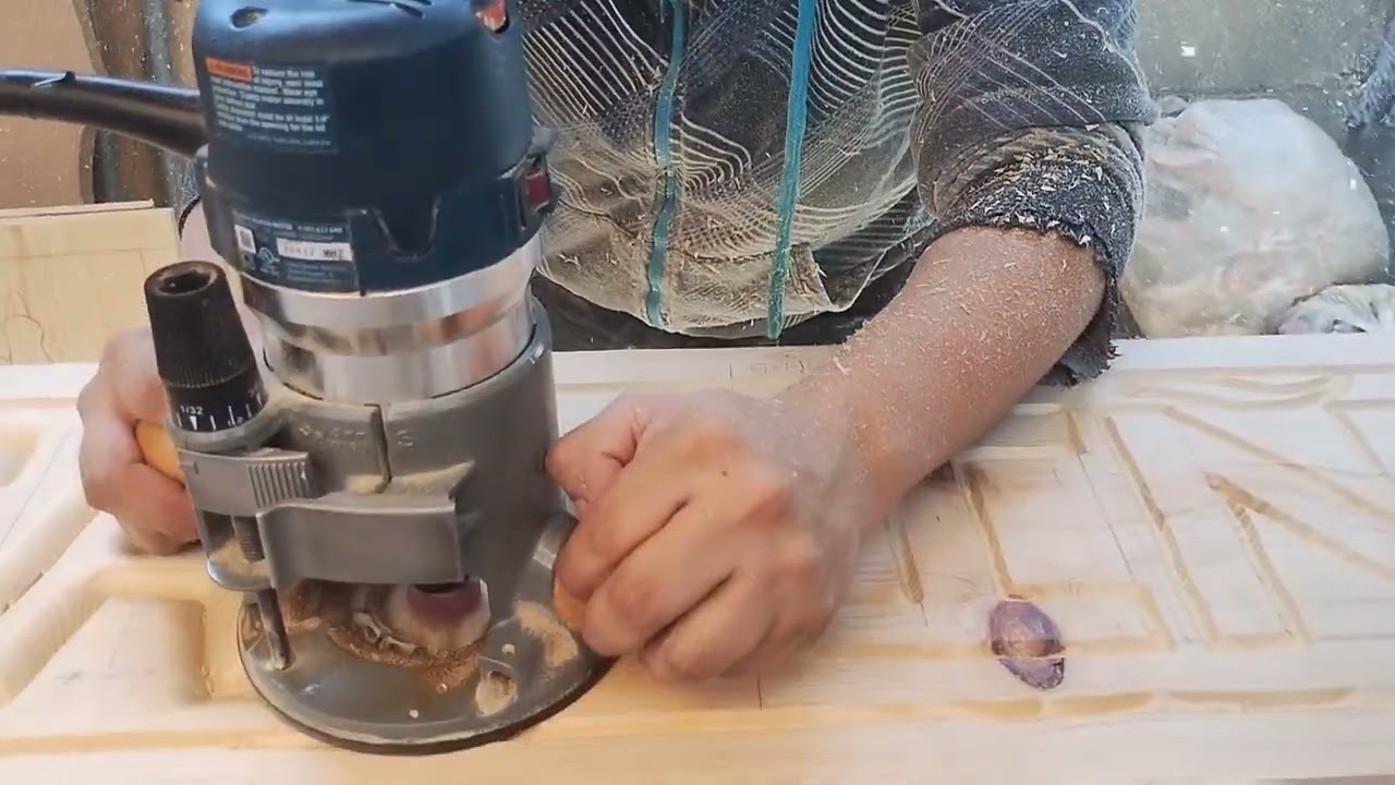 Cómo hacer un letrero tallado con el router.
