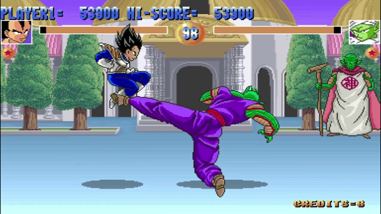 Dragon Ball Z (ARCADE) Vegeta Gameplay