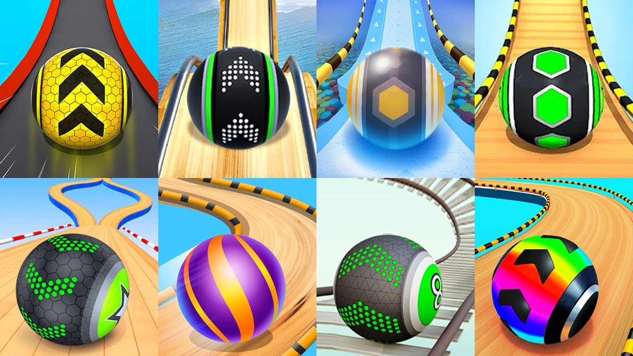 Going Balls VS Rollance Adventure Ball, Rolling Ball Sky Escape, Super Rolling Ball, Action Balls
