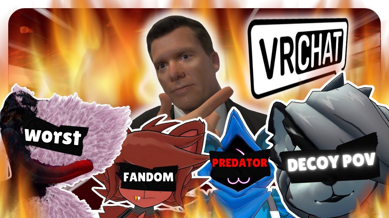 THE WORST VRCHAT MULTIFANDOM PREDATOR EVER. (DECOY POV)