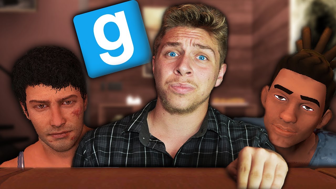 CACHÉS DANS LE DÉCORS !! GMOD !!