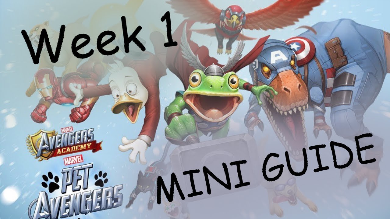 [Avengers Academy] Pet Avengers Mini Guide Part 1