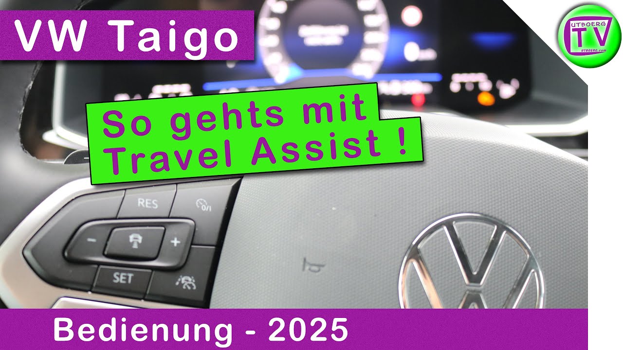 VW Taigo Bedienung Travel Assist und  ACC  mit DSG 2025