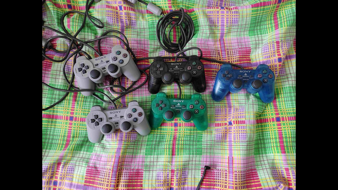 PS1 Controller:SCPH-1200BI:Smoke Gray. Показ всех моих DUALSHOCK Контроллеров.