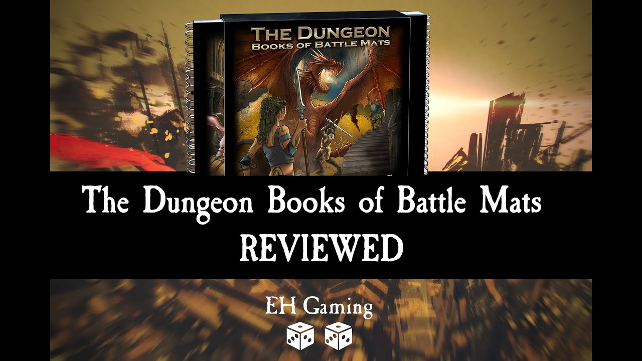 The Dungeon Books of Battle Mats Review - RPG Accessories