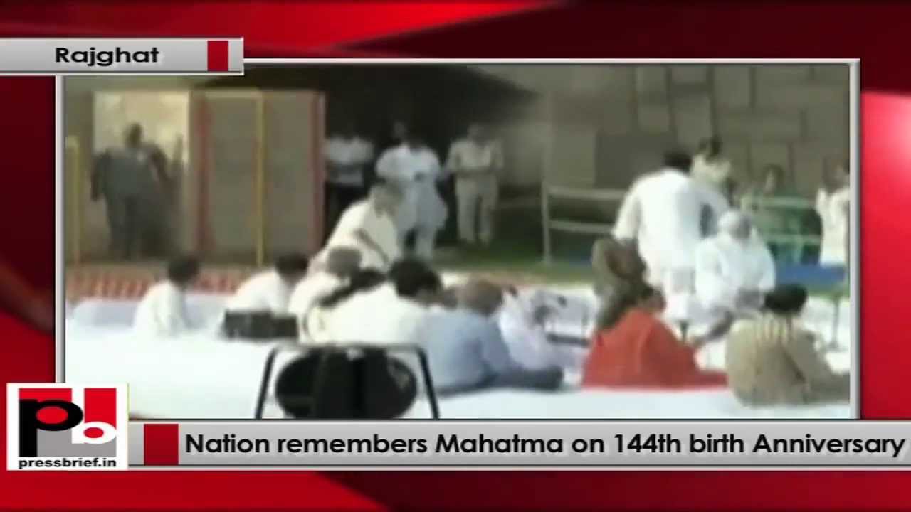Gandhi Jayanti: Nation remembers Mahatma on 144th birth anniversary