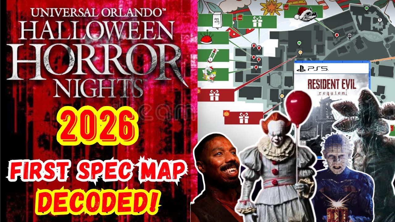 HHN 35 | РАСШИФРОВАНА ПЕРВАЯ СПЕЦИАЛИЗИРУЮЩАЯСЯ КАРТА СЕЗОНОВ! | НЕВЕРОЯТНЫЙ ГОД | Halloween Horr...